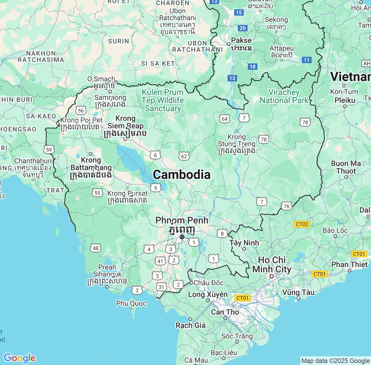 Map image for Intellectual Property Lawyers in Cambodia and Asia IP firms at coordinates  ; .