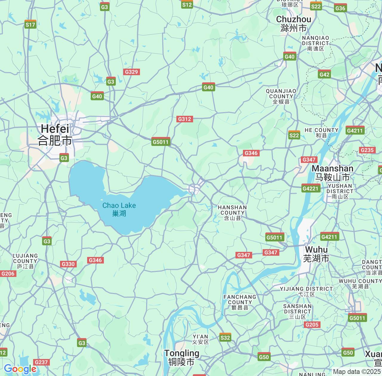 Map image for Intellectual Property Lawyers in Chaohu and Anhui IP firms at coordinates  ; .