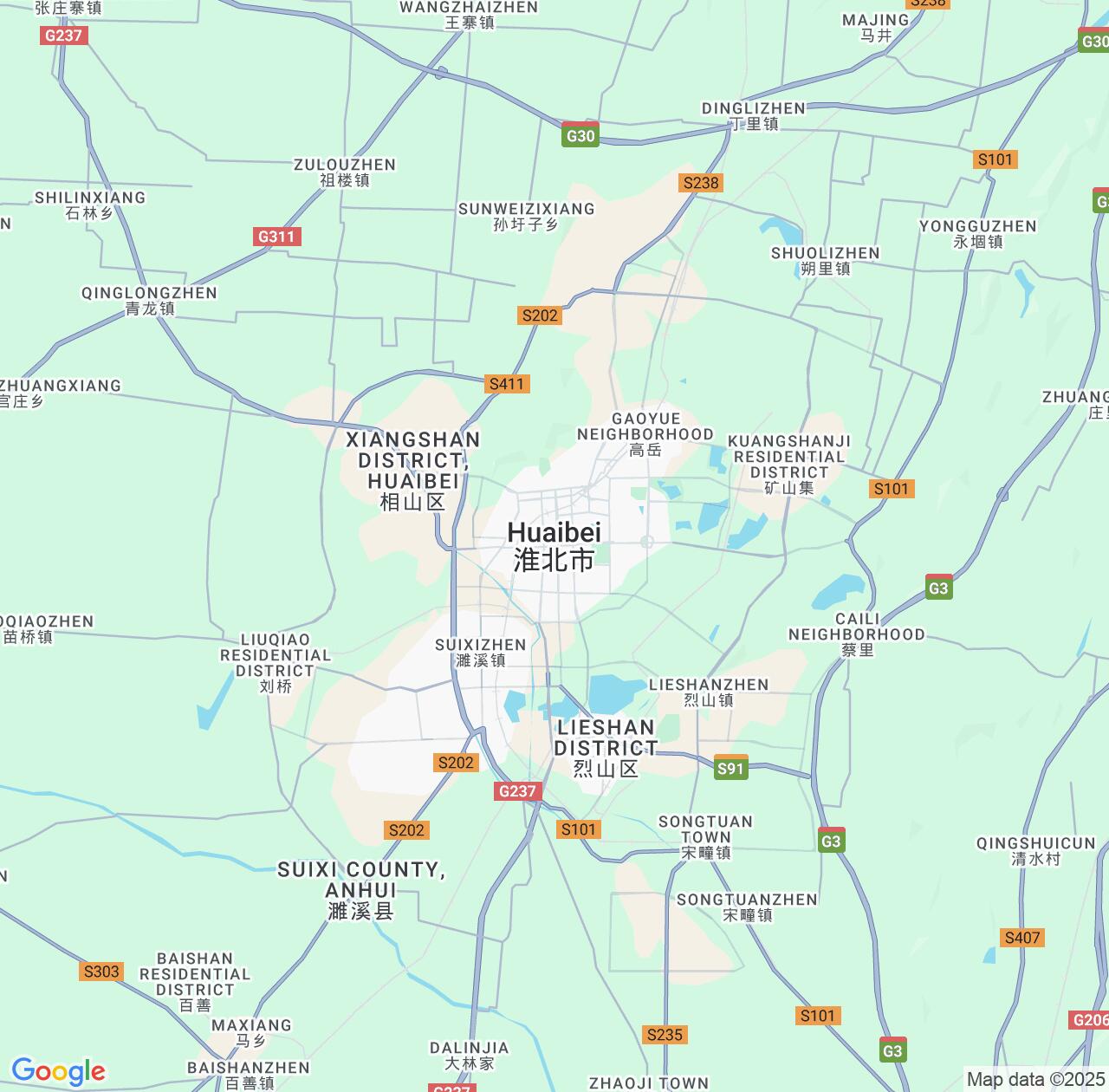 Map image for Intellectual Property Lawyers in Huaibei and Anhui IP firms at coordinates  ; .