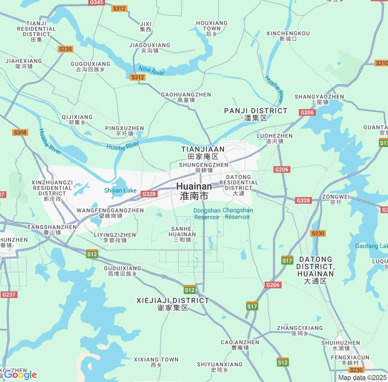 Map image for Intellectual Property Lawyers in Huainan and Anhui IP firms at coordinates  ; .