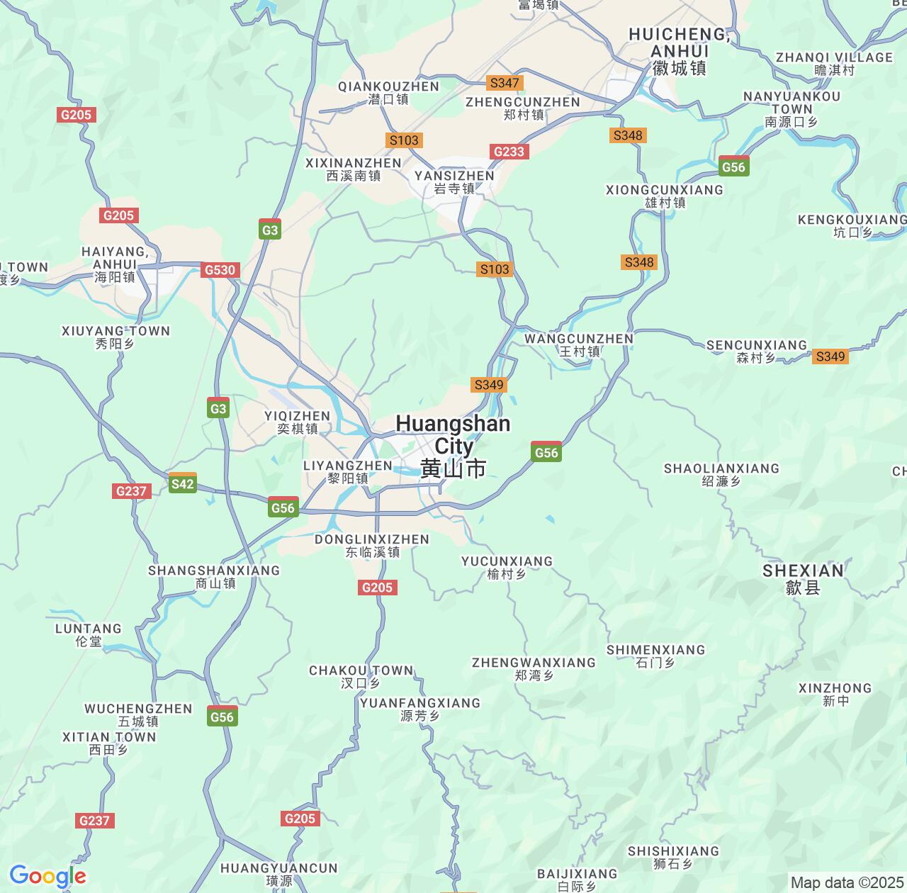 Map image for Intellectual Property Lawyers in Huangshan and Anhui IP firms at coordinates  ; .