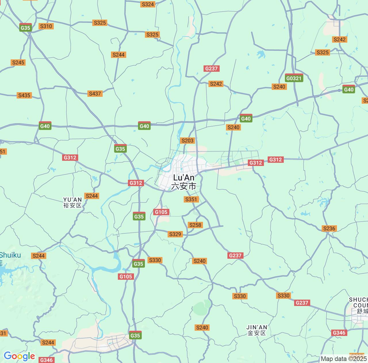 Map image for Intellectual Property Lawyers in Lu'an and Anhui IP firms at coordinates  ; .
