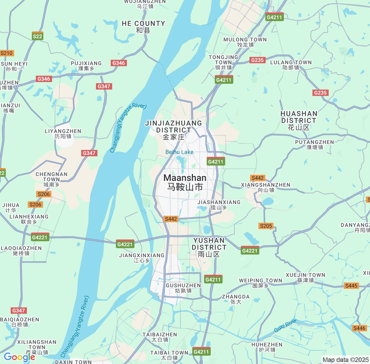 Map image for Intellectual Property Lawyers in Ma'anshan and Anhui IP firms at coordinates  ; .