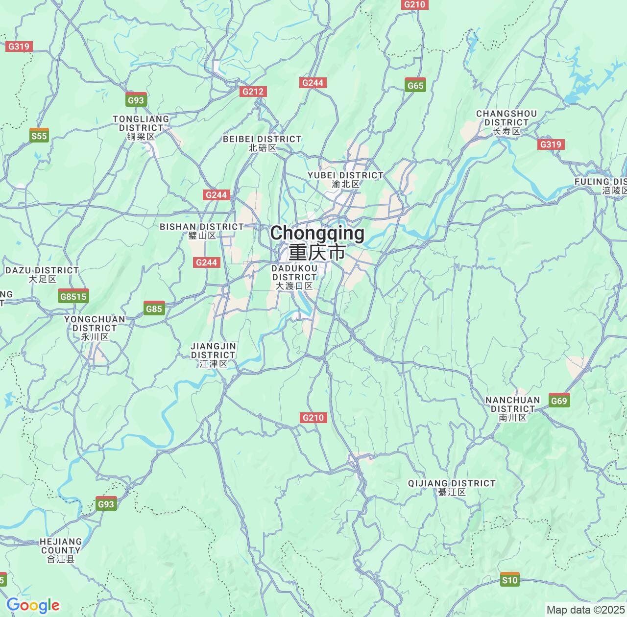 Map image for Intellectual Property Lawyers in Banan and Chongqing IP firms at coordinates  ; .