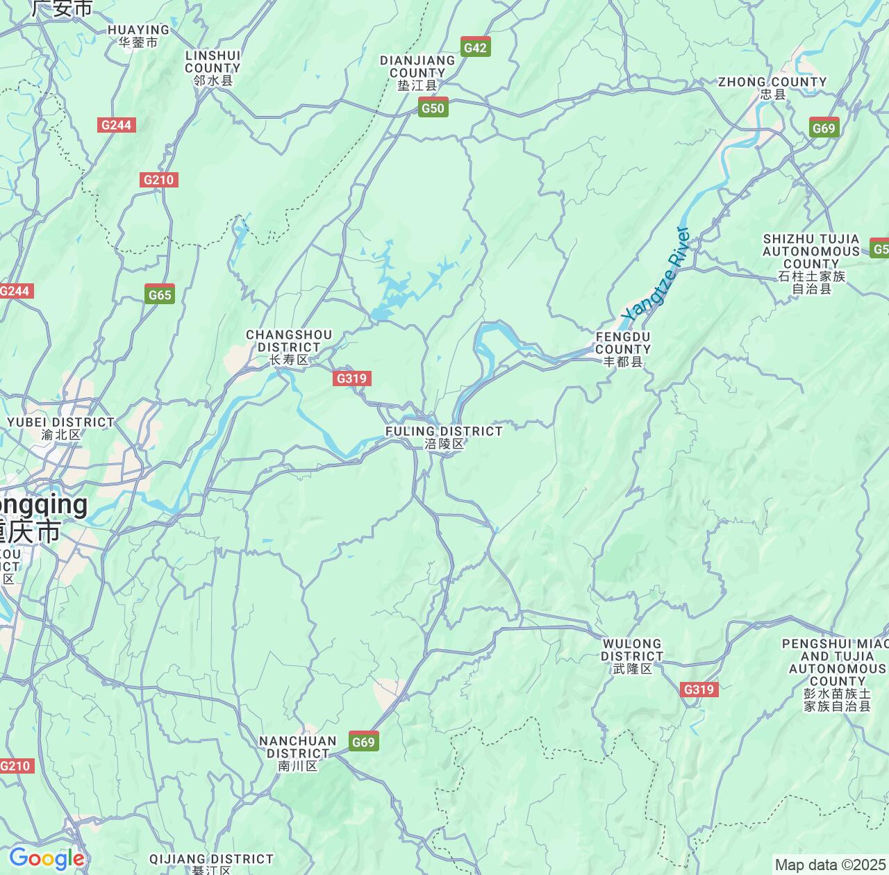 Map image for Intellectual Property Lawyers in Fuling and Chongqing IP firms at coordinates  ; .