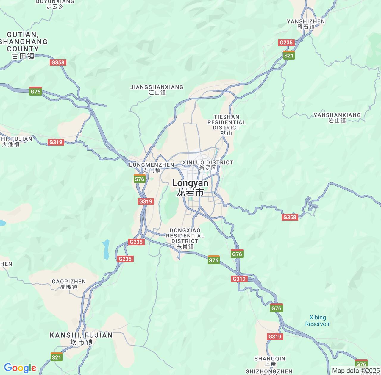 Map image for Intellectual Property Lawyers in Longyan and Fujian IP firms at coordinates  ; .