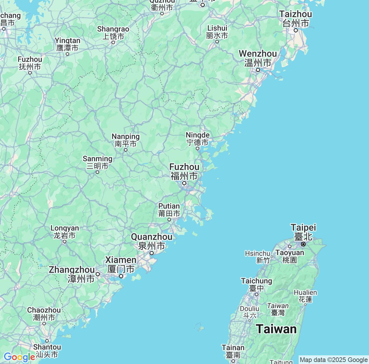 Map image for Intellectual Property Lawyers in Fujian and China IP firms at coordinates  ; .