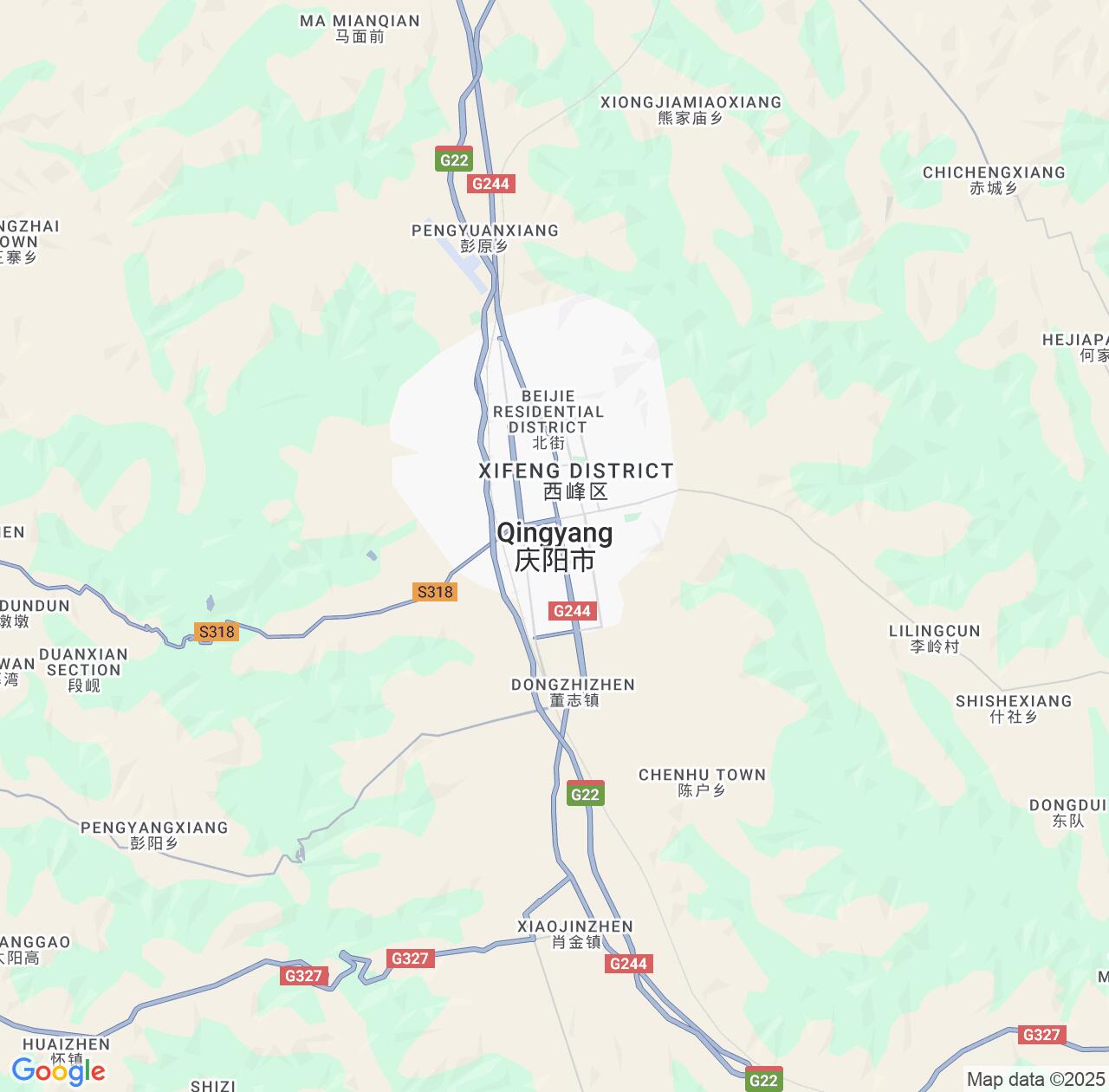 Map image for Intellectual Property Lawyers in Qingyang and Gansu IP firms at coordinates  ; .