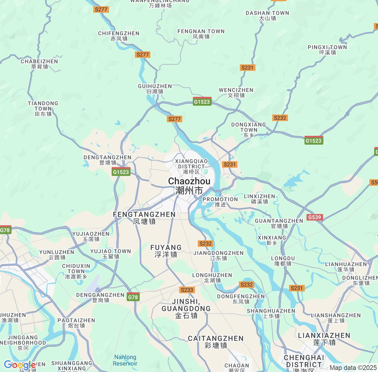 Map image for Intellectual Property Lawyers in Chaozhou and Guangdong IP firms at coordinates  ; .