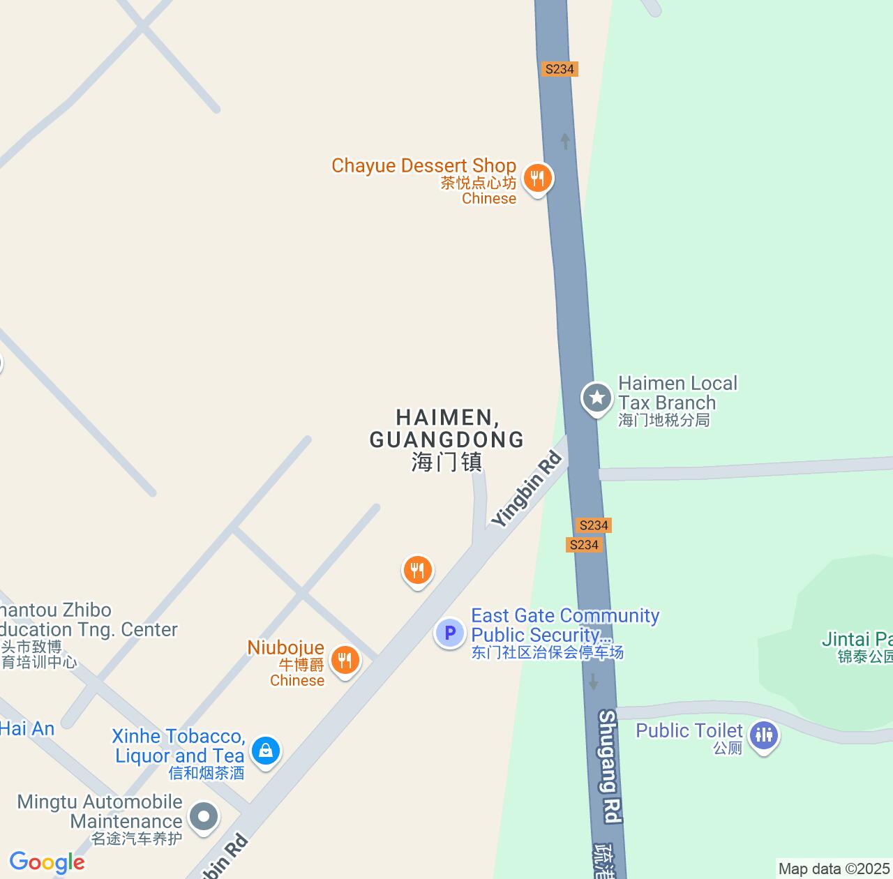 Map image for Intellectual Property Lawyers in Haimen and Guangdong IP firms at coordinates  ; .