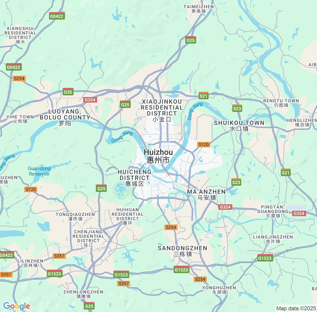 Map image for Intellectual Property Lawyers in Huizhou and Guangdong IP firms at coordinates  ; .