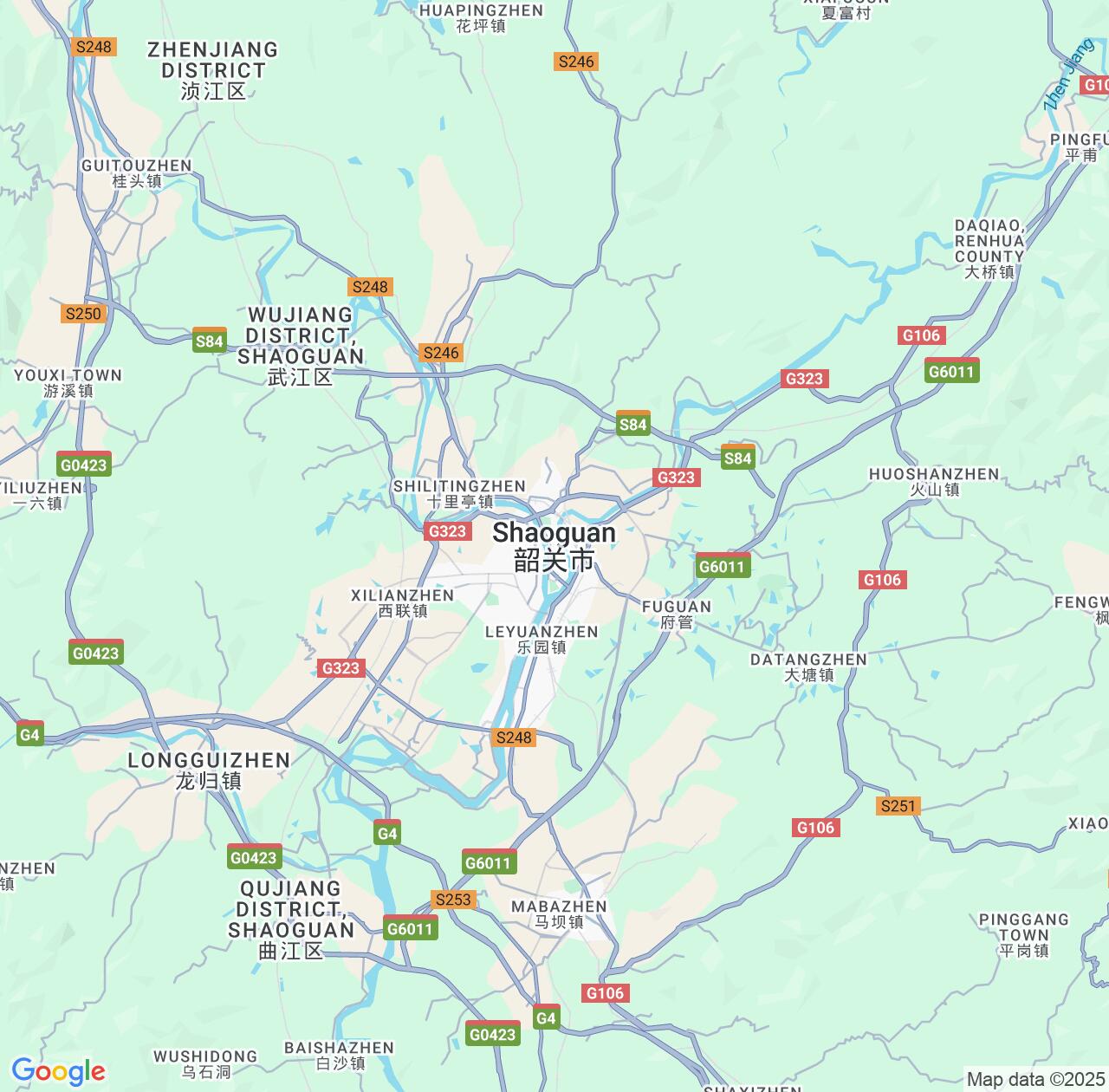 Map image for Intellectual Property Lawyers in Shaoguan and Guangdong IP firms at coordinates  ; .