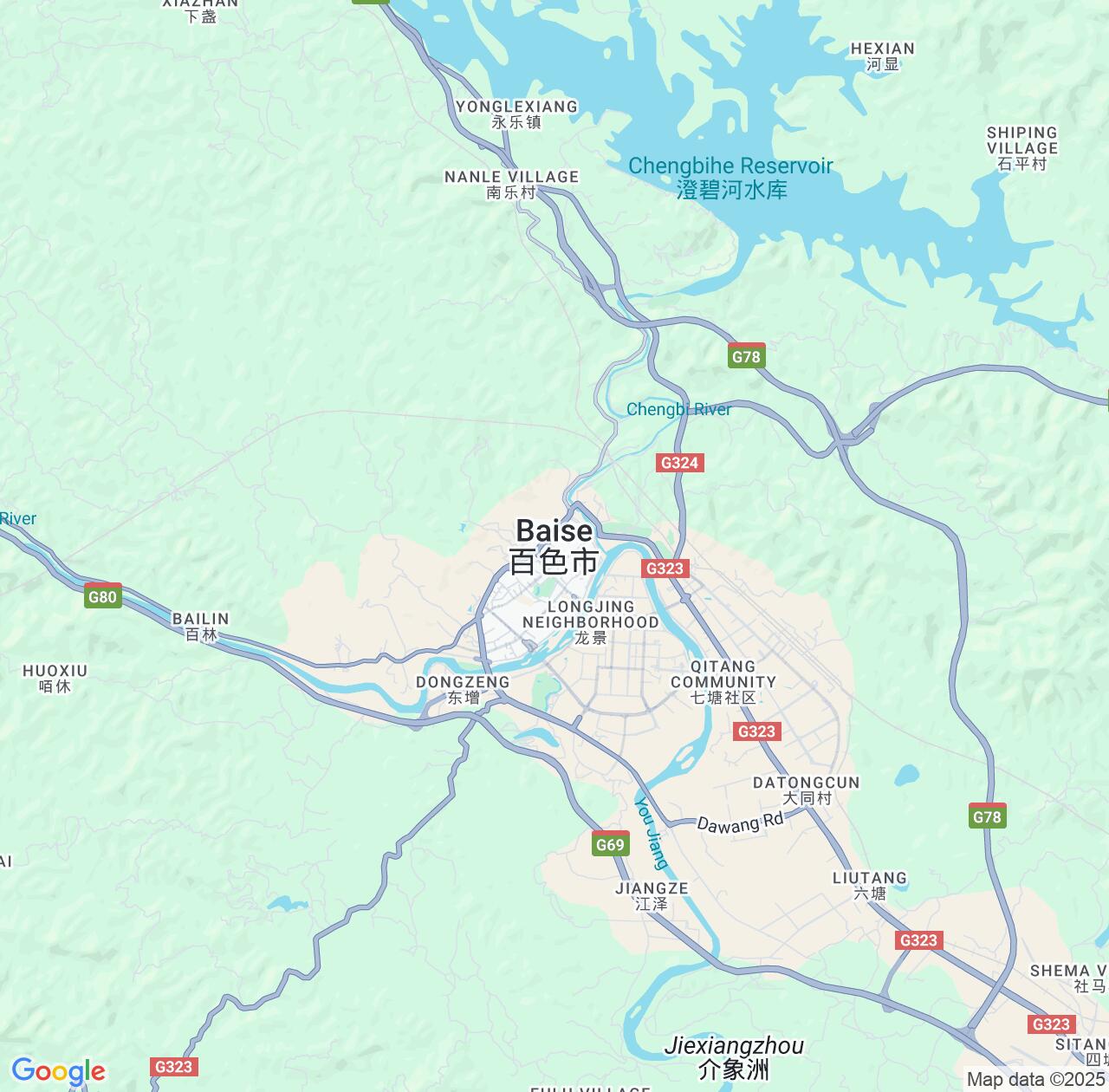 Map image for Intellectual Property Lawyers in Baise and Guangxi IP firms at coordinates  ; .