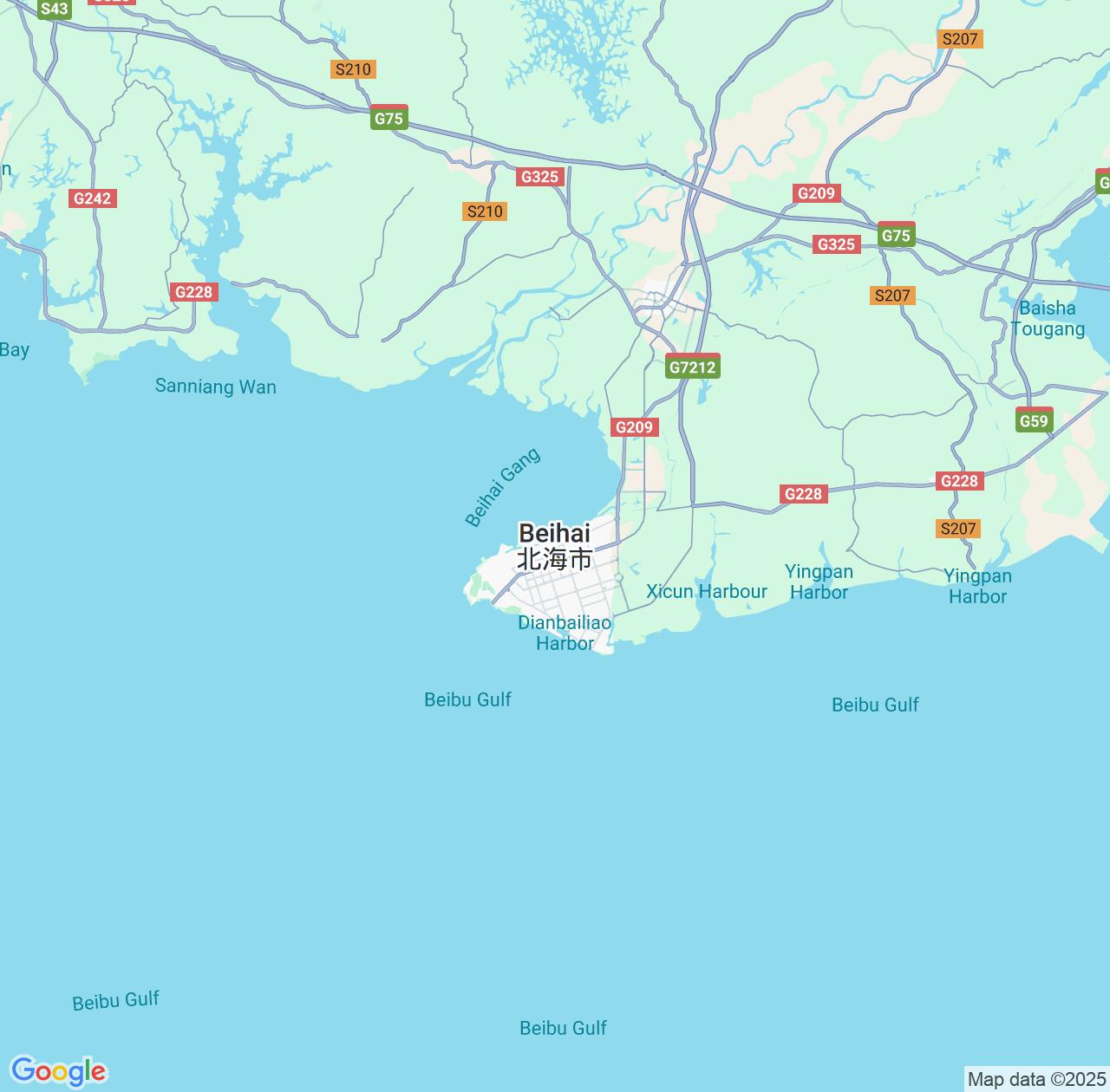 Map image for Intellectual Property Lawyers in Beihai and Guangxi IP firms at coordinates  ; .