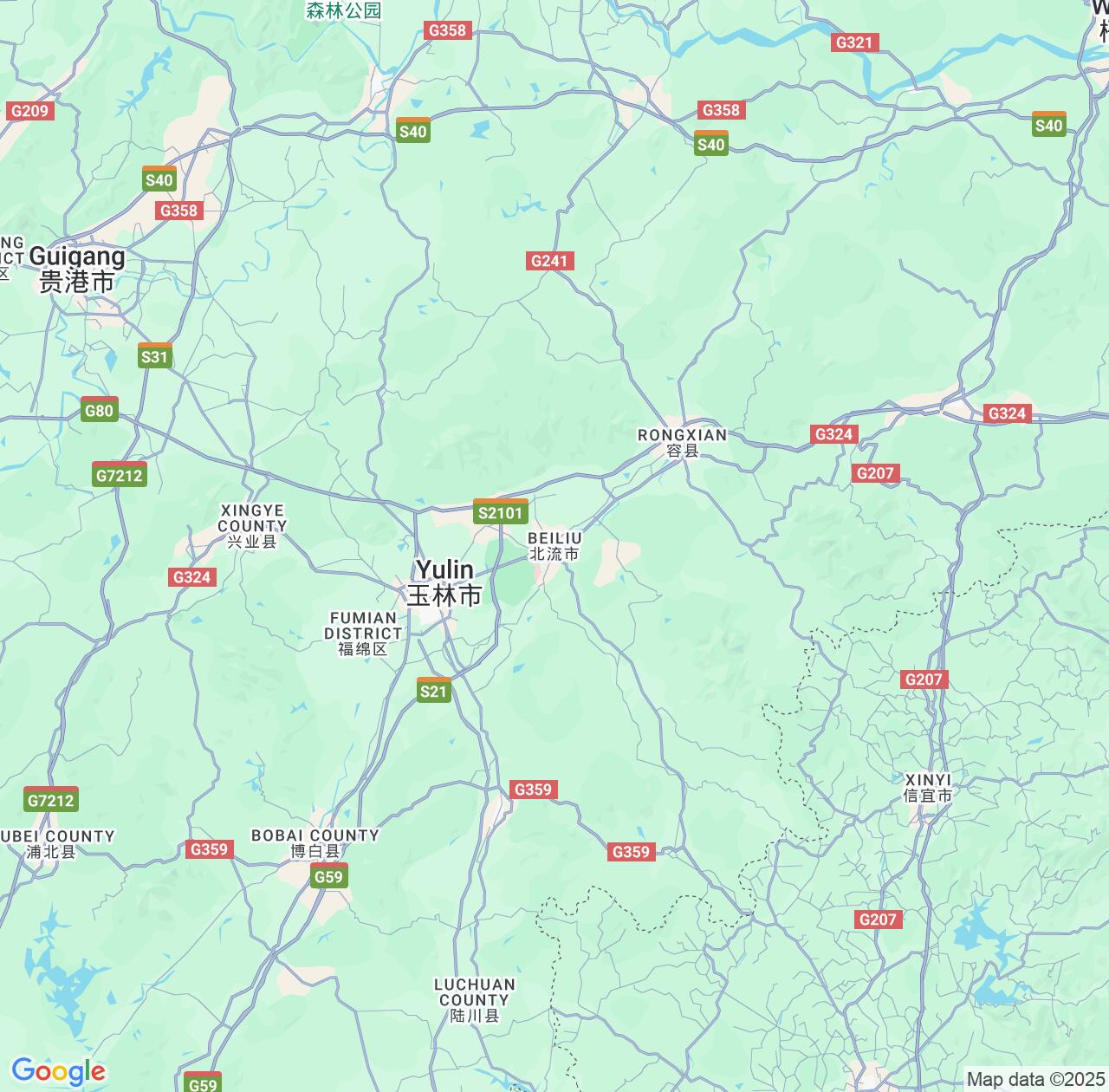 Map image for Intellectual Property Lawyers in Beiliu and Guangxi IP firms at coordinates  ; .