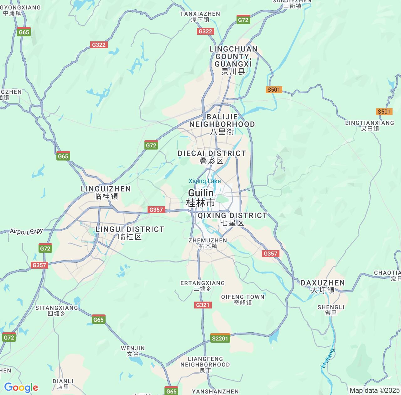 Map image for Intellectual Property Lawyers in Guilin and Guangxi IP firms at coordinates  ; .