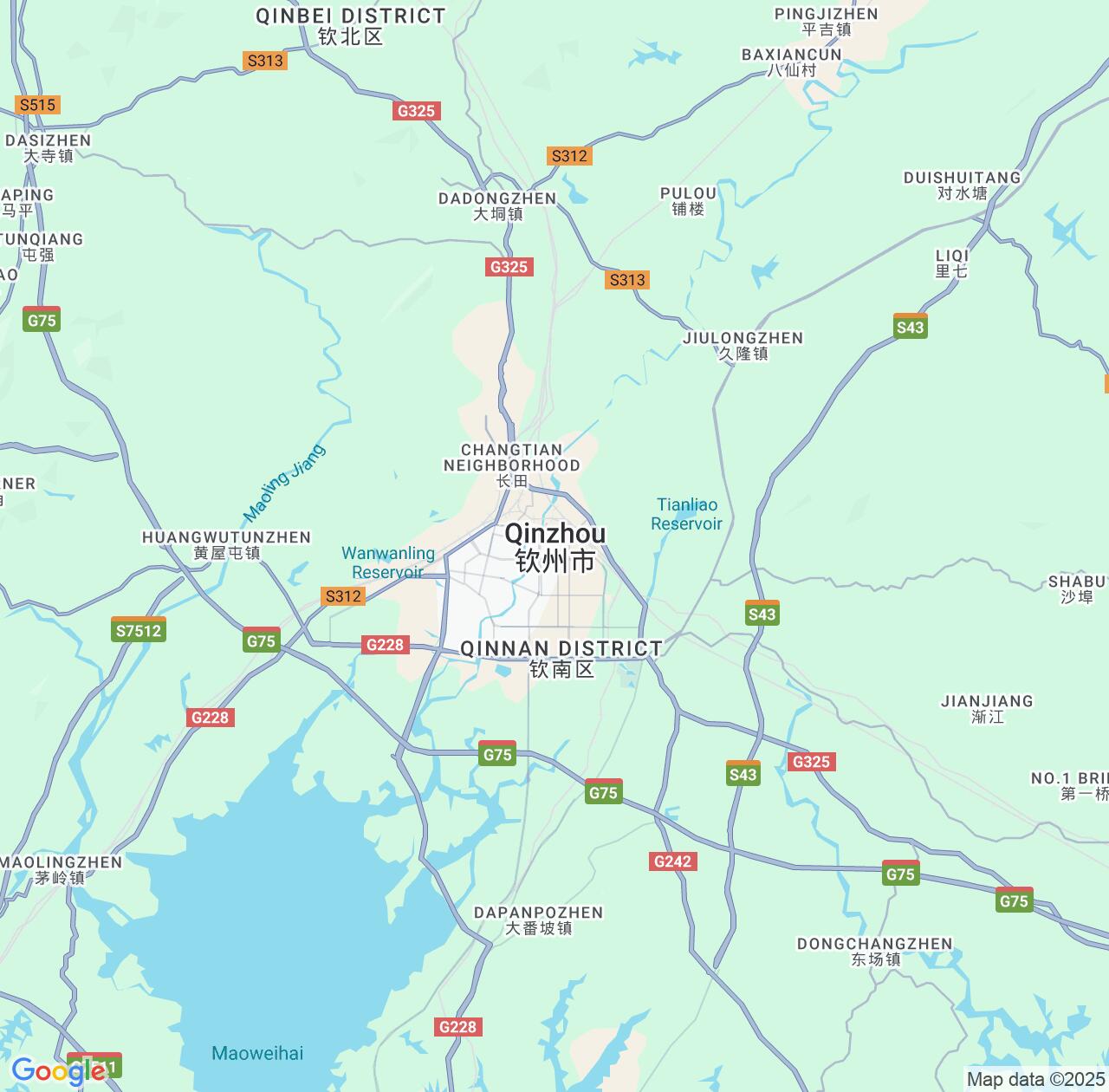 Map image for Intellectual Property Lawyers in Qinzhou and Guangxi IP firms at coordinates  ; .