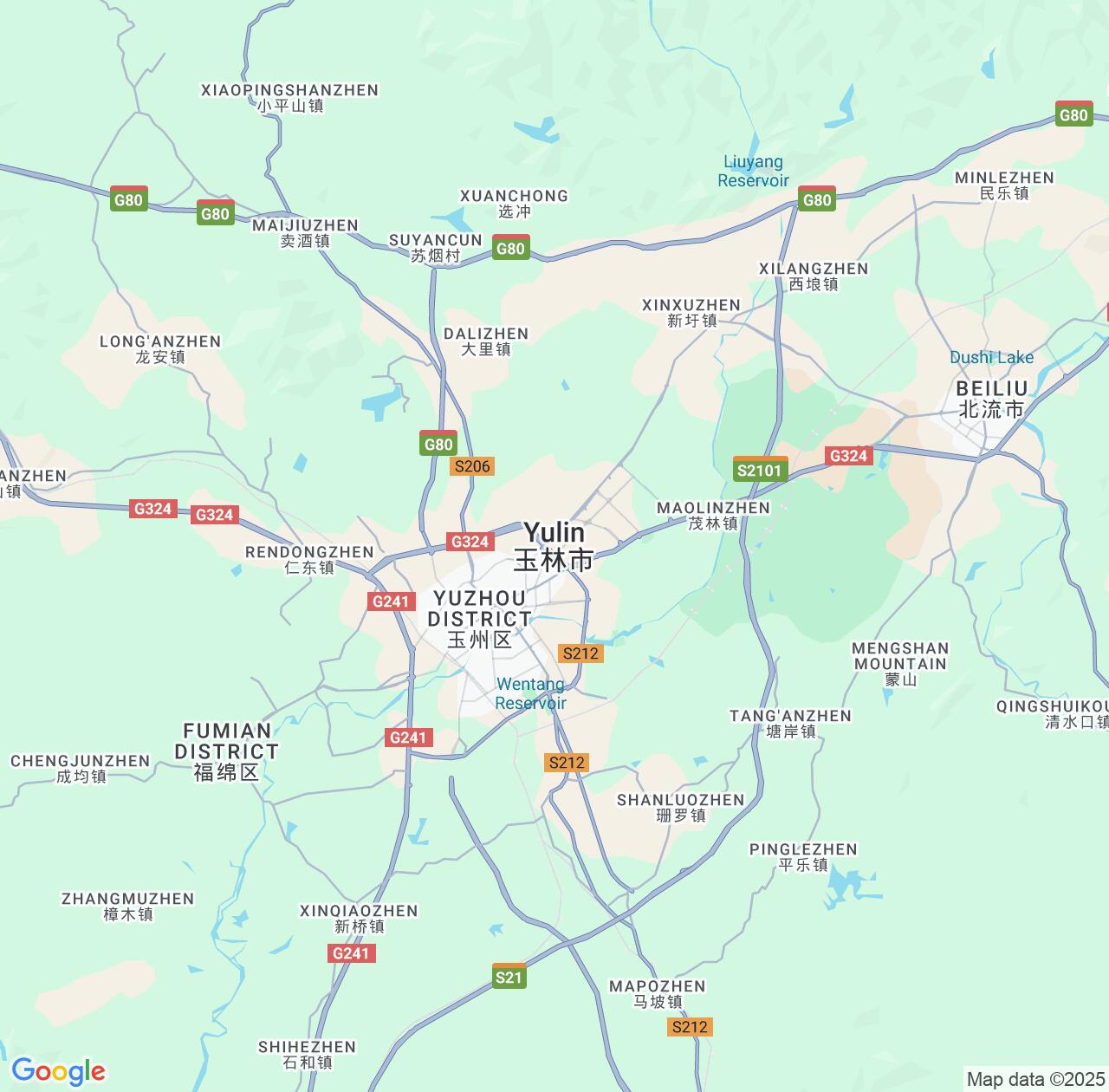 Map image for Intellectual Property Lawyers in Yulin and Guangxi IP firms at coordinates  ; .