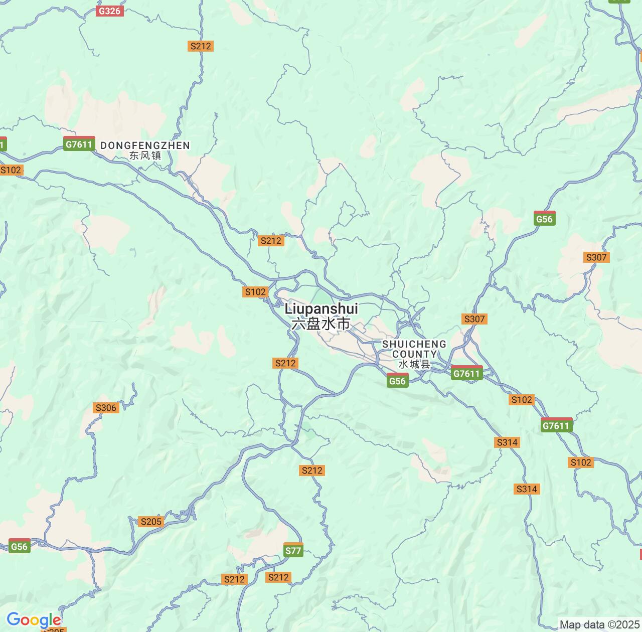 Map image for Intellectual Property Lawyers in Liupanshui and Guizhou IP firms at coordinates  ; .