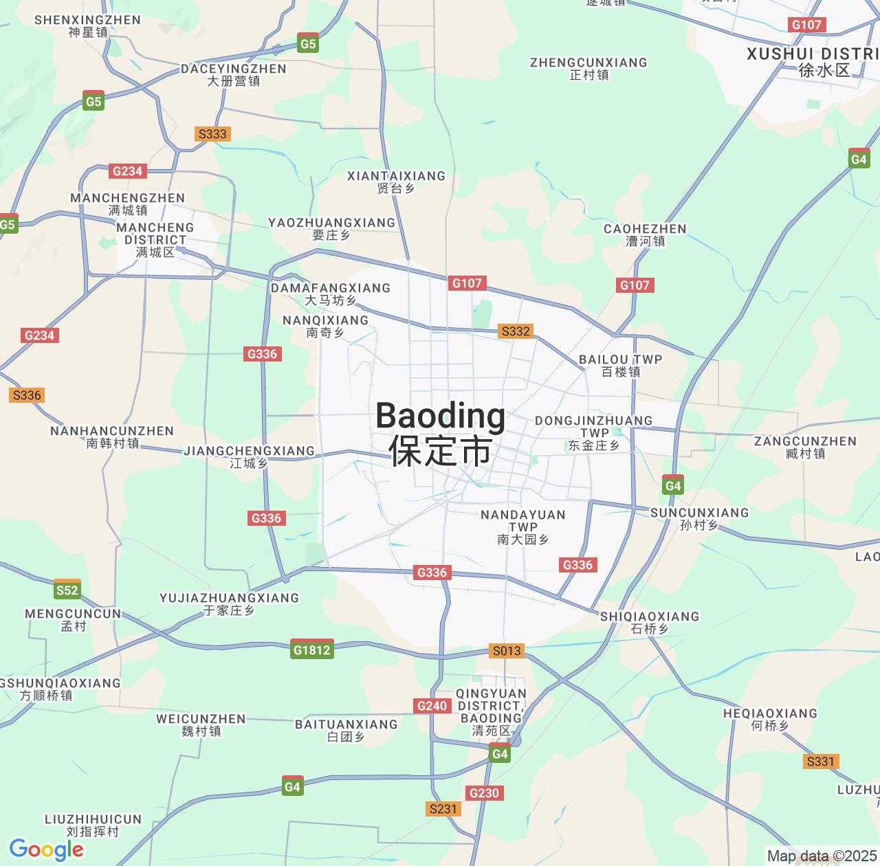Map image for Intellectual Property Lawyers in Baoding and Hebei IP firms at coordinates  ; .
