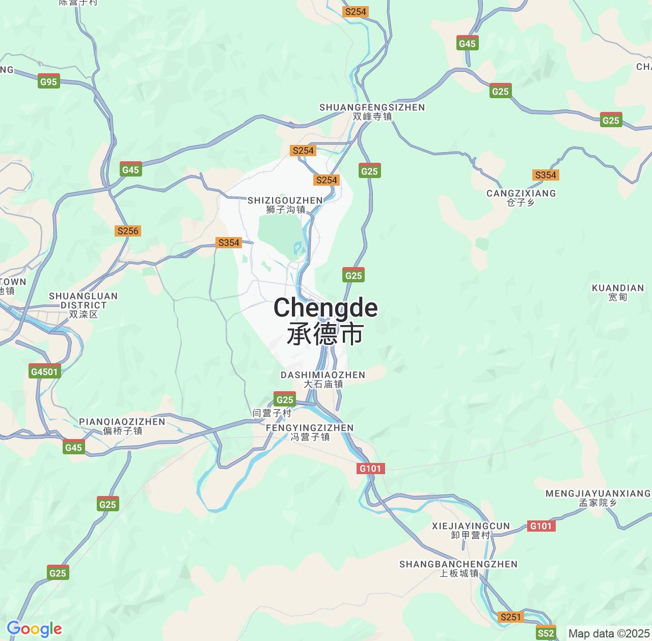 Map image for Intellectual Property Lawyers in Chengde and Hebei IP firms at coordinates  ; .