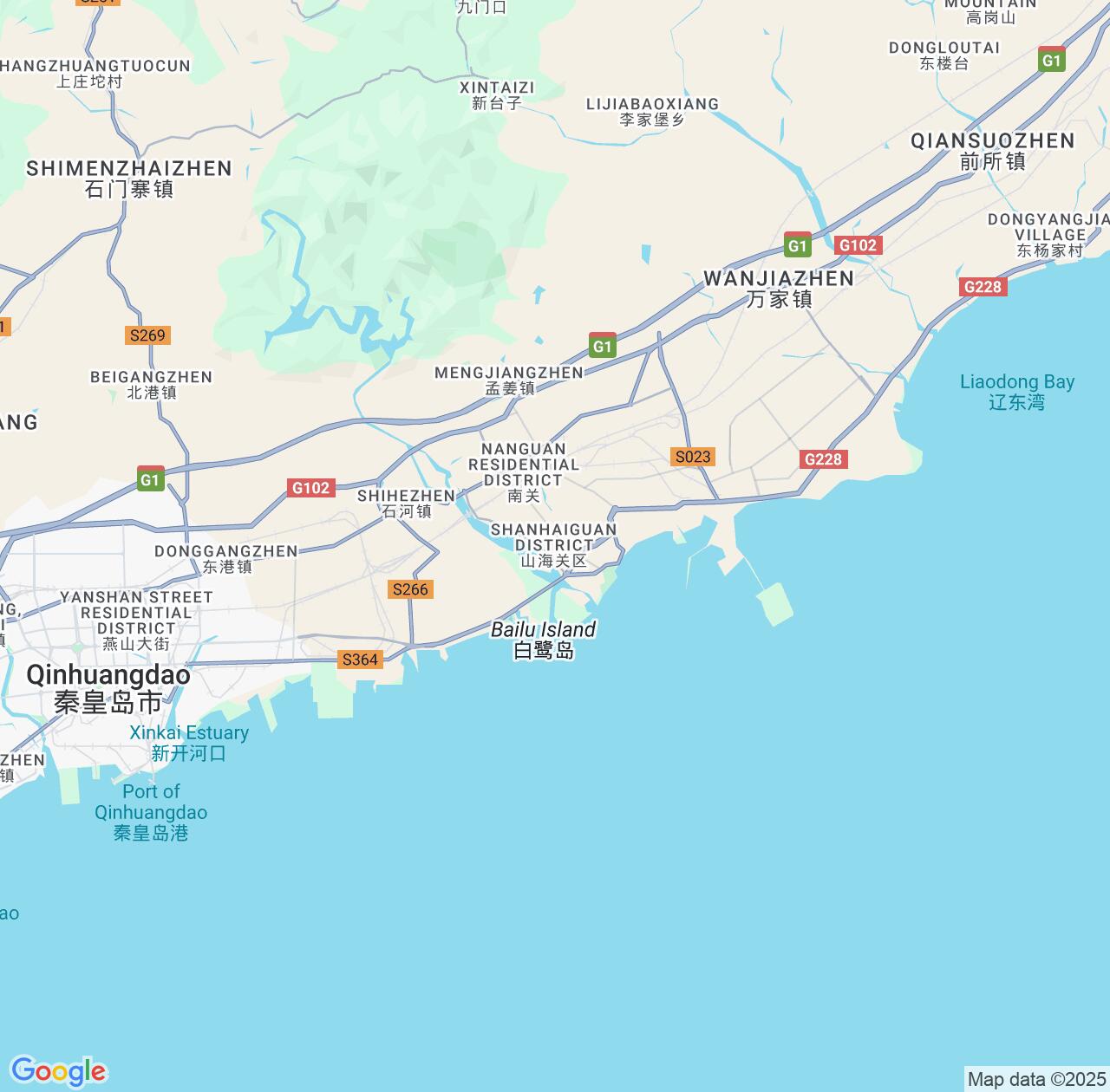 Map image for Intellectual Property Lawyers in Shanhaiguan and Hebei IP firms at coordinates  ; .