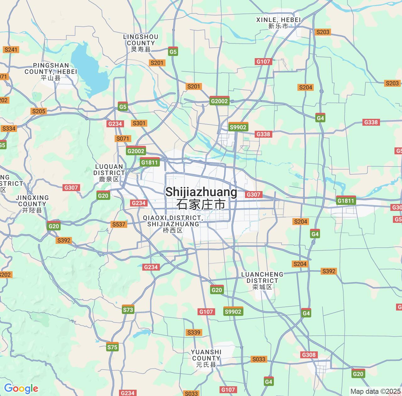 Map image for Intellectual Property Lawyers in Shijiazhuang and Hebei IP firms at coordinates  ; .