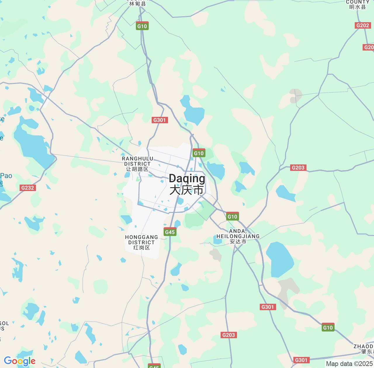 Map image for Intellectual Property Lawyers in Daqing and Heilongjiang IP firms at coordinates  ; .