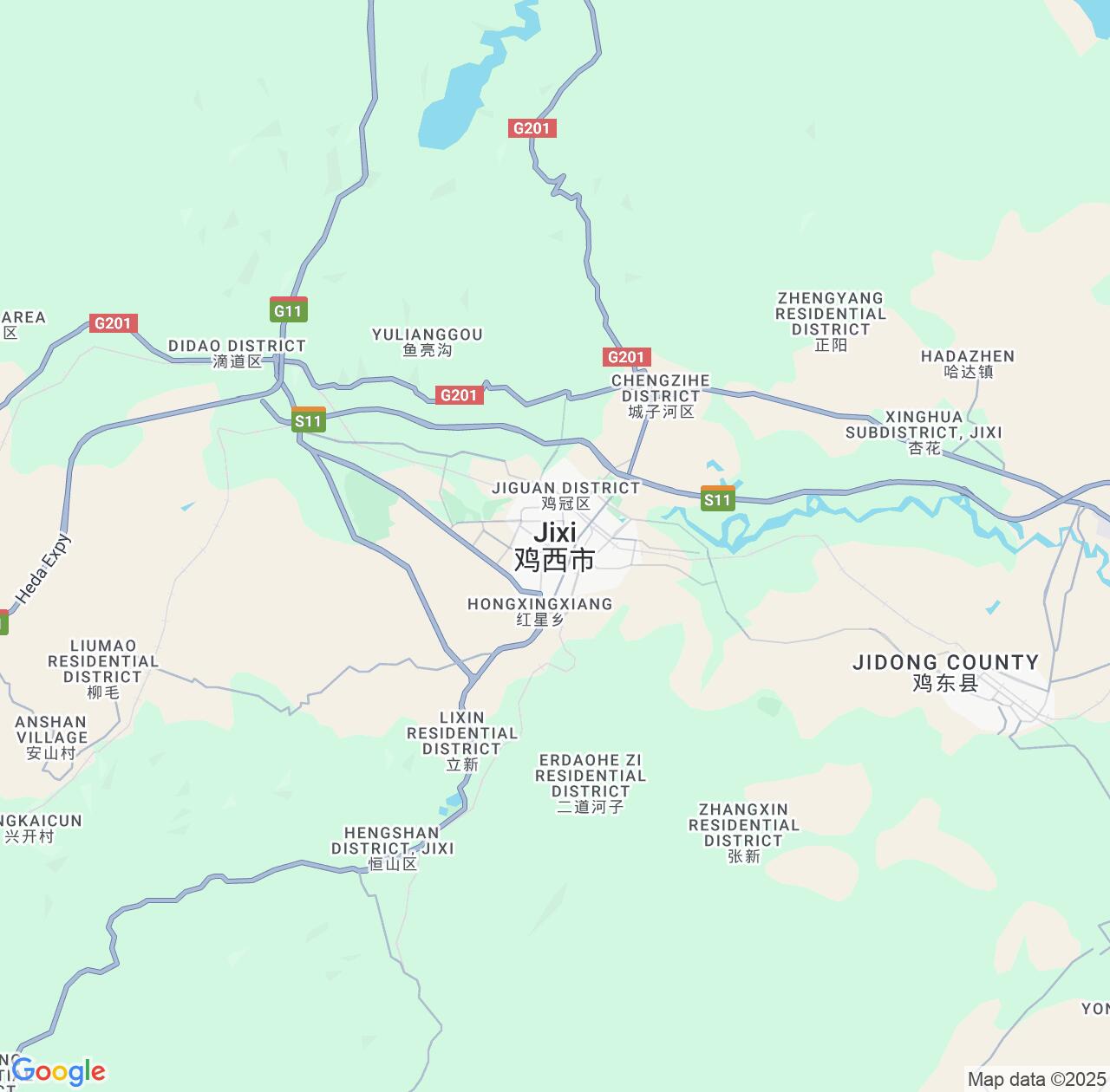 Map image for Intellectual Property Lawyers in Jixi and Heilongjiang IP firms at coordinates  ; .