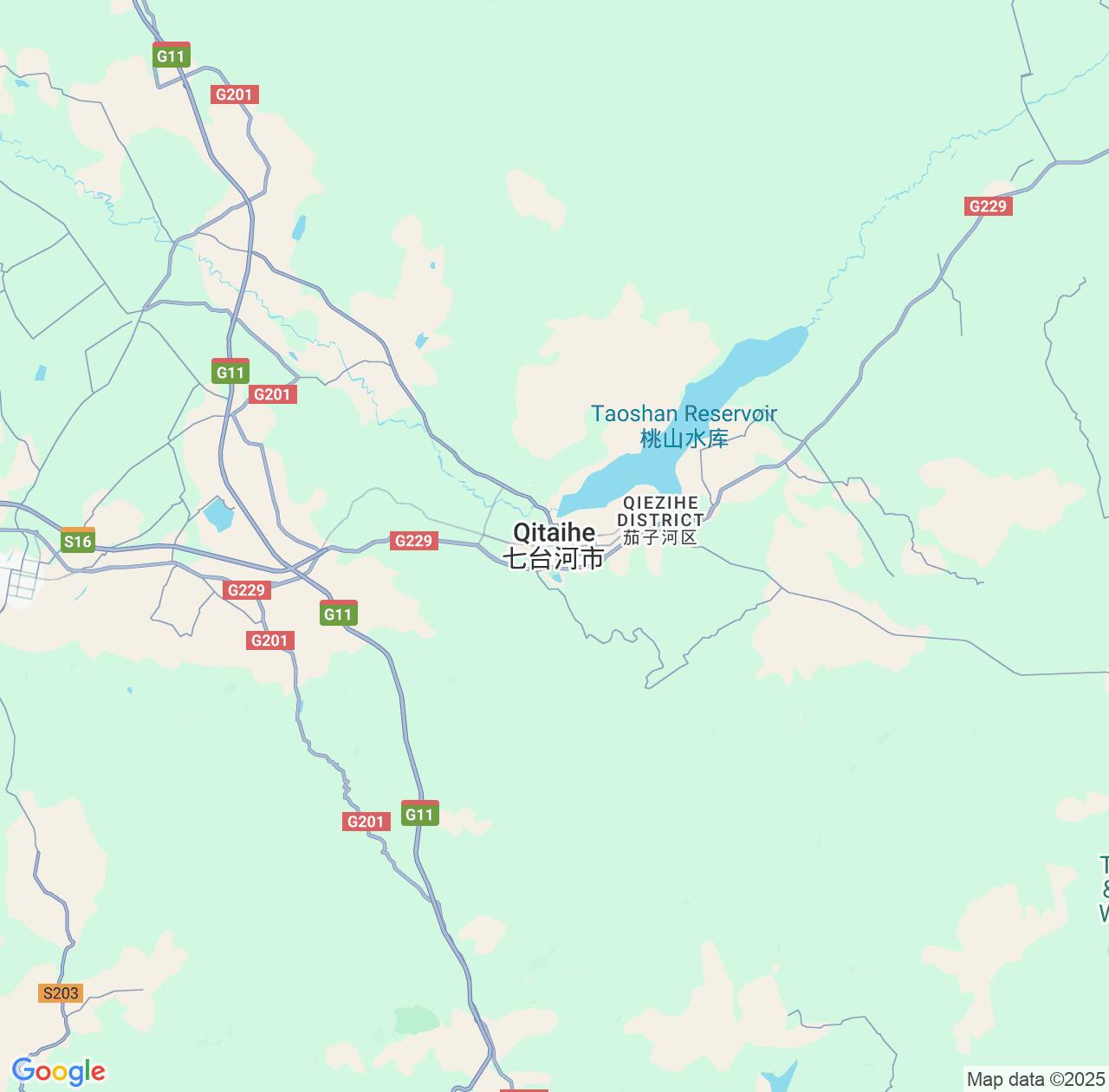 Map image for Intellectual Property Lawyers in Qitaihe and Heilongjiang IP firms at coordinates  ; .