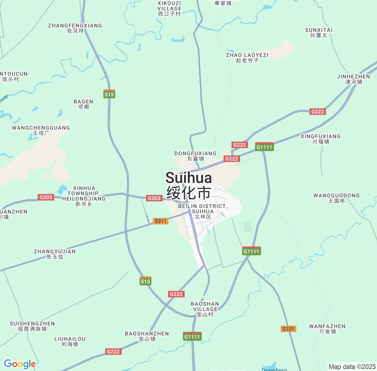 Map image for Intellectual Property Lawyers in Suihua and Heilongjiang IP firms at coordinates  ; .