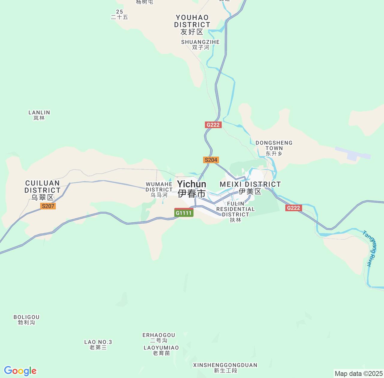 Map image for Intellectual Property Lawyers in Yichun and Heilongjiang IP firms at coordinates  ; .