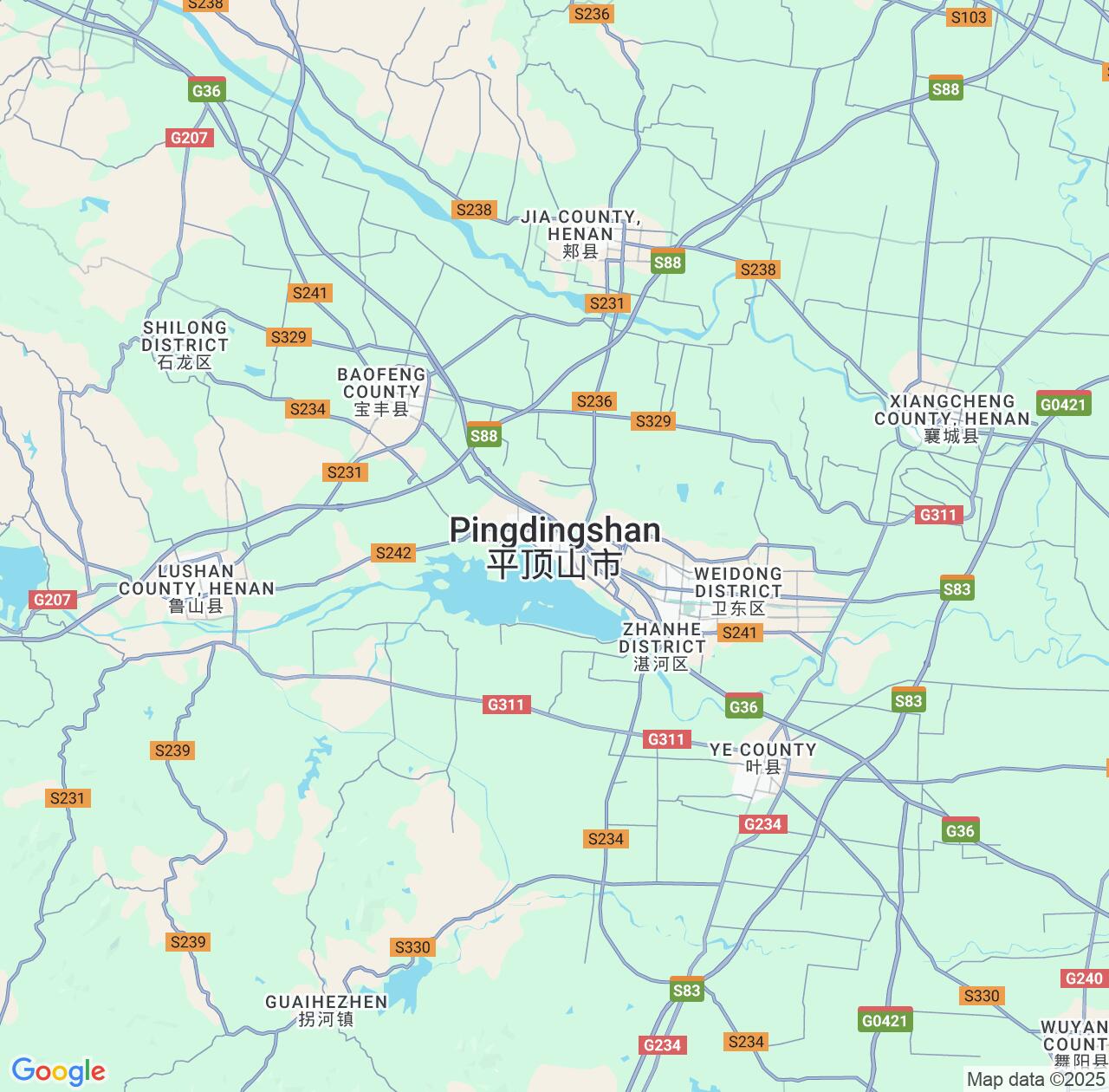 Map image for Intellectual Property Lawyers in Pingdingshan and Henan IP firms at coordinates  ; .