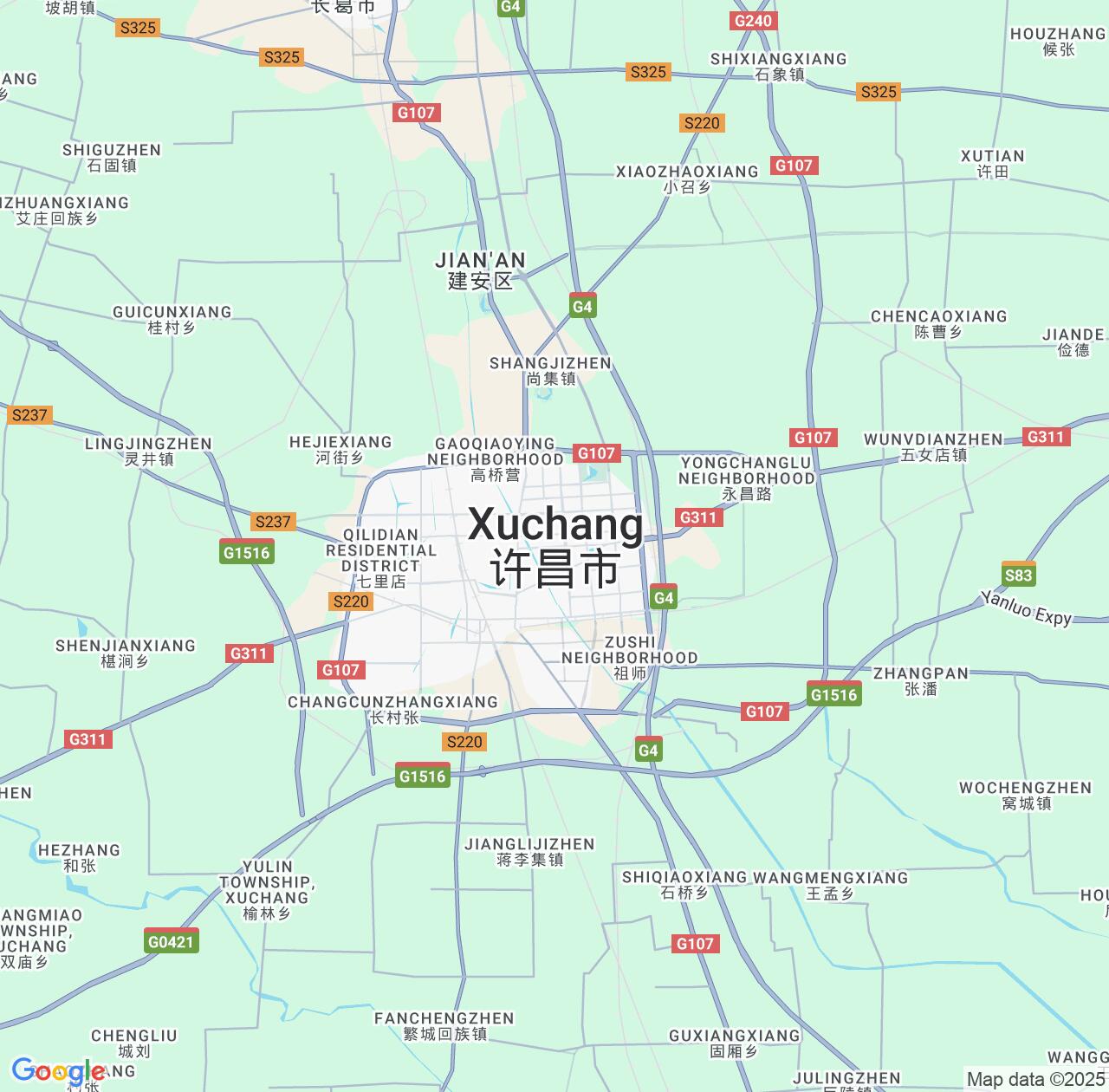 Map image for Intellectual Property Lawyers in Xuchang and Henan IP firms at coordinates  ; .