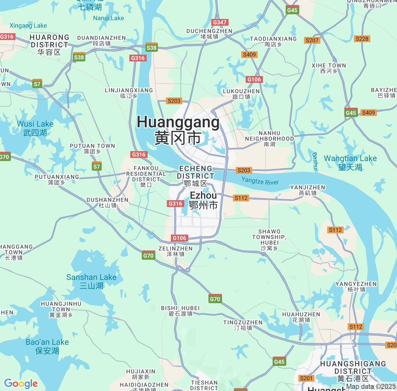 Map image for Intellectual Property Lawyers in Ezhou and Hubei IP firms at coordinates  ; .