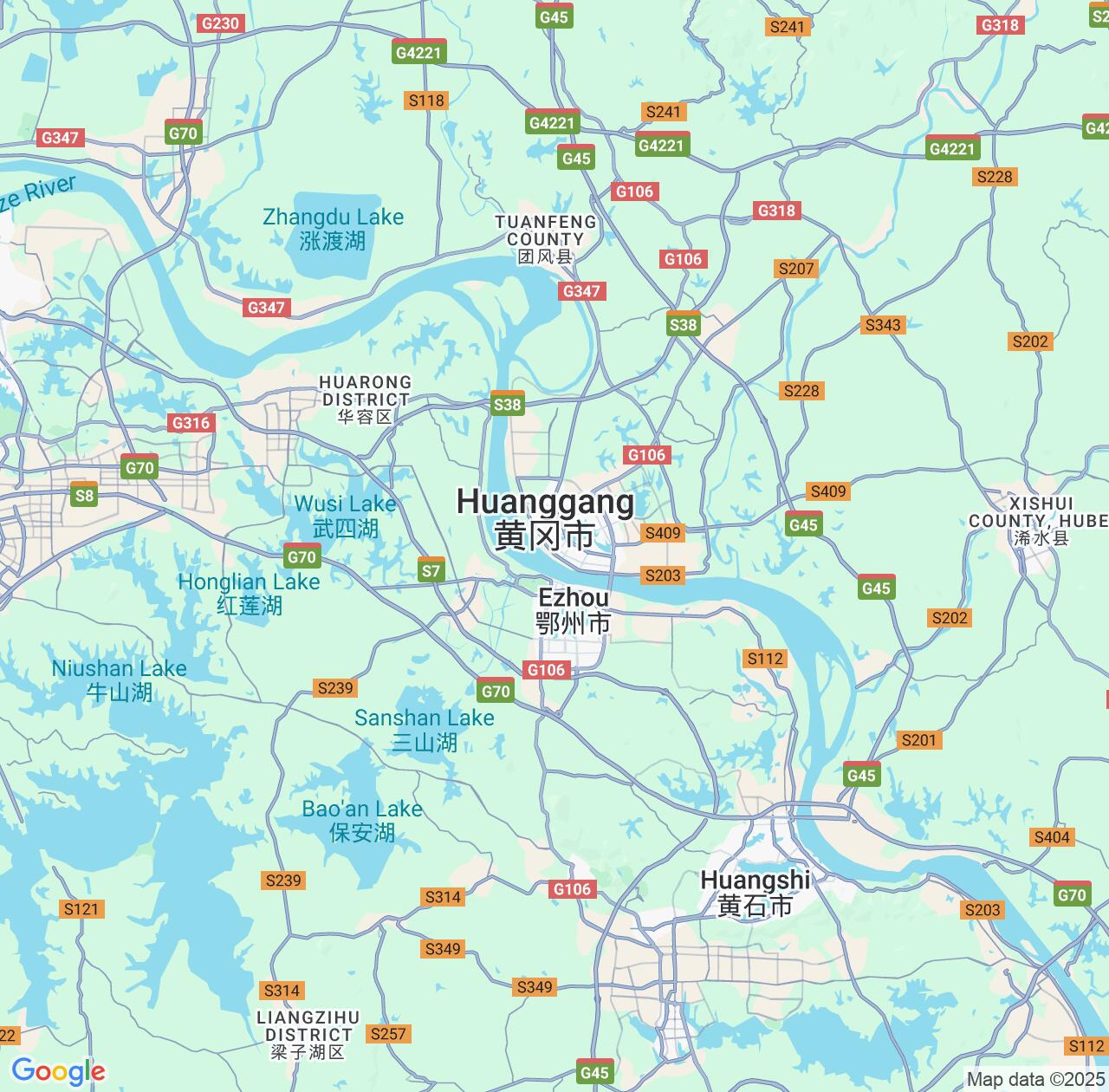 Map image for Intellectual Property Lawyers in Huangzhou and Hubei IP firms at coordinates  ; .