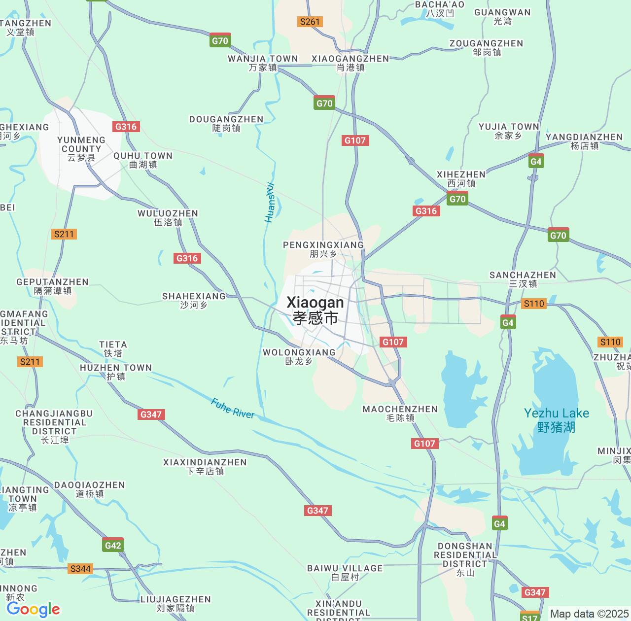 Map image for Intellectual Property Lawyers in Xiaogan and Hubei IP firms at coordinates  ; .