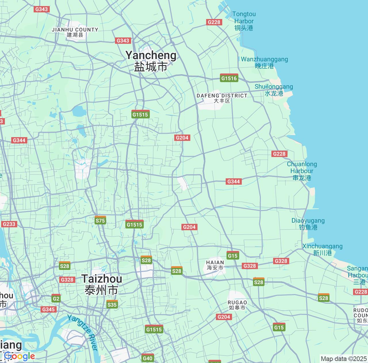 Map image for Intellectual Property Lawyers in Dongtai and Jiangsu IP firms at coordinates  ; .