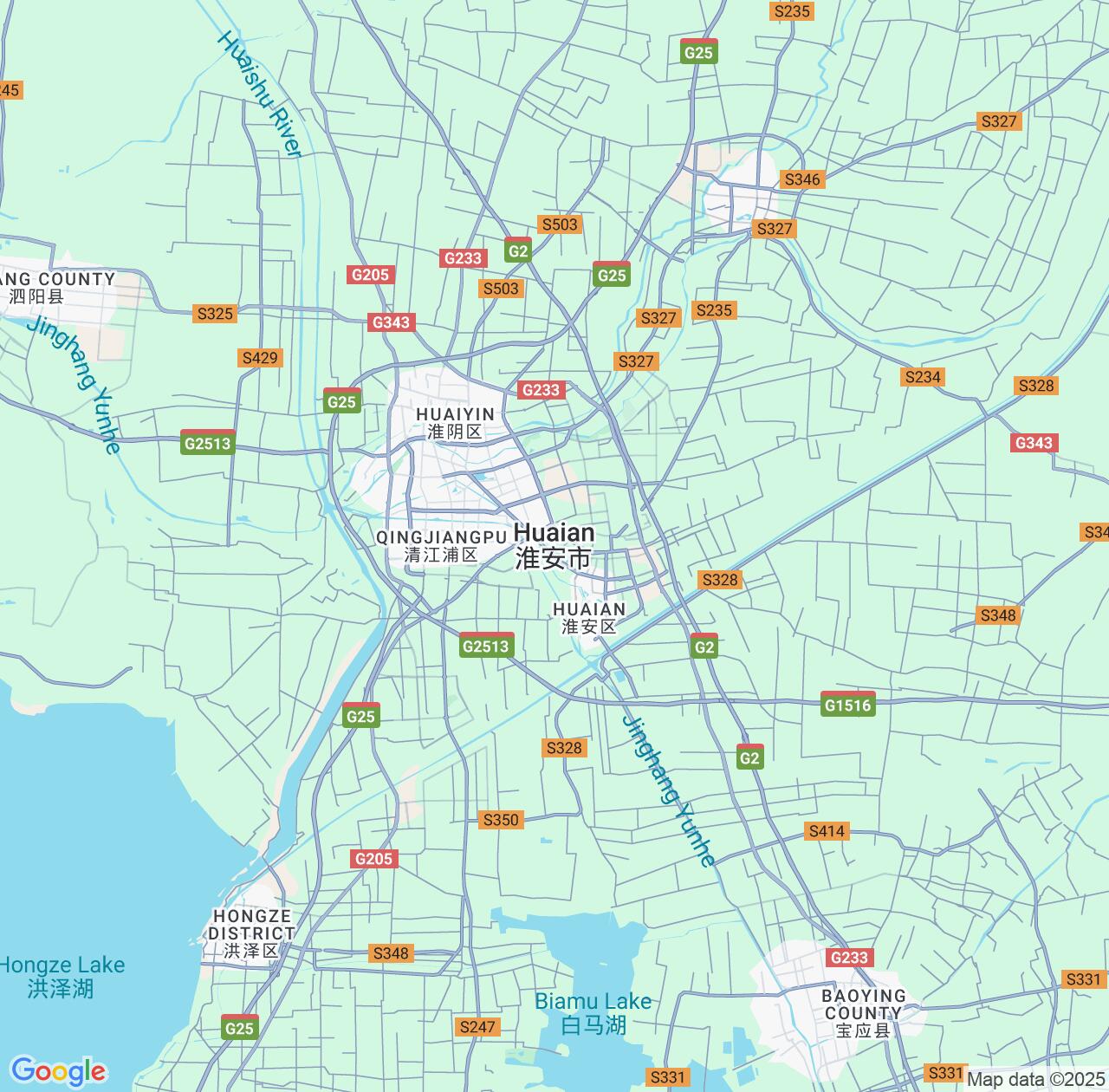 Map image for Intellectual Property Lawyers in Huai'an and Jiangsu IP firms at coordinates  ; .