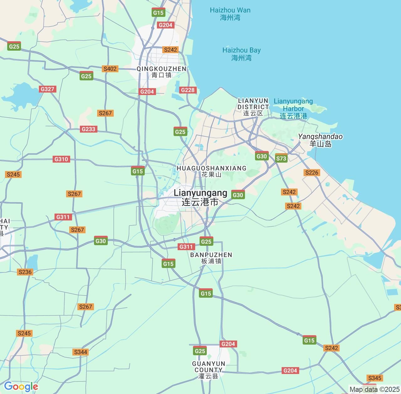 Map image for Intellectual Property Lawyers in Lianyungang and Jiangsu IP firms at coordinates  ; .