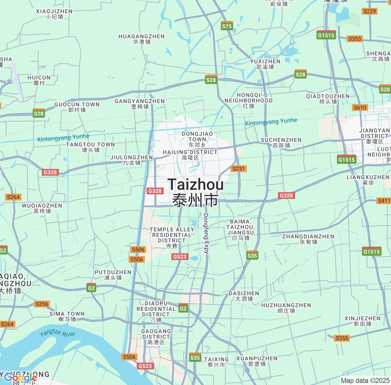 Map image for Intellectual Property Lawyers in Taizhou and Jiangsu IP firms at coordinates  ; .