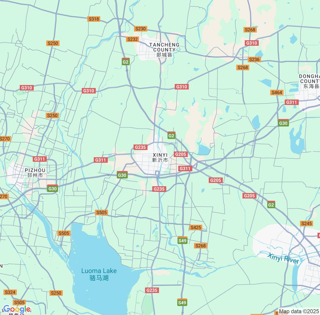 Map image for Intellectual Property Lawyers in Xinyi and Jiangsu IP firms at coordinates  ; .
