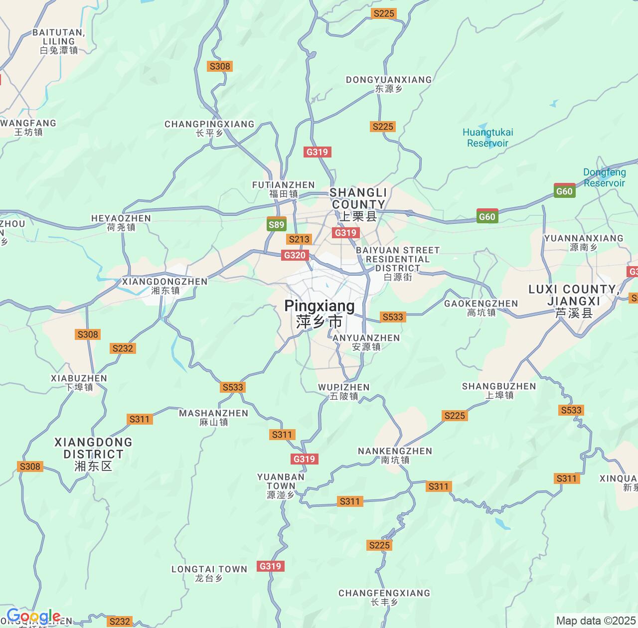 Map image for Intellectual Property Lawyers in Pingxiang and Jiangxi IP firms at coordinates  ; .