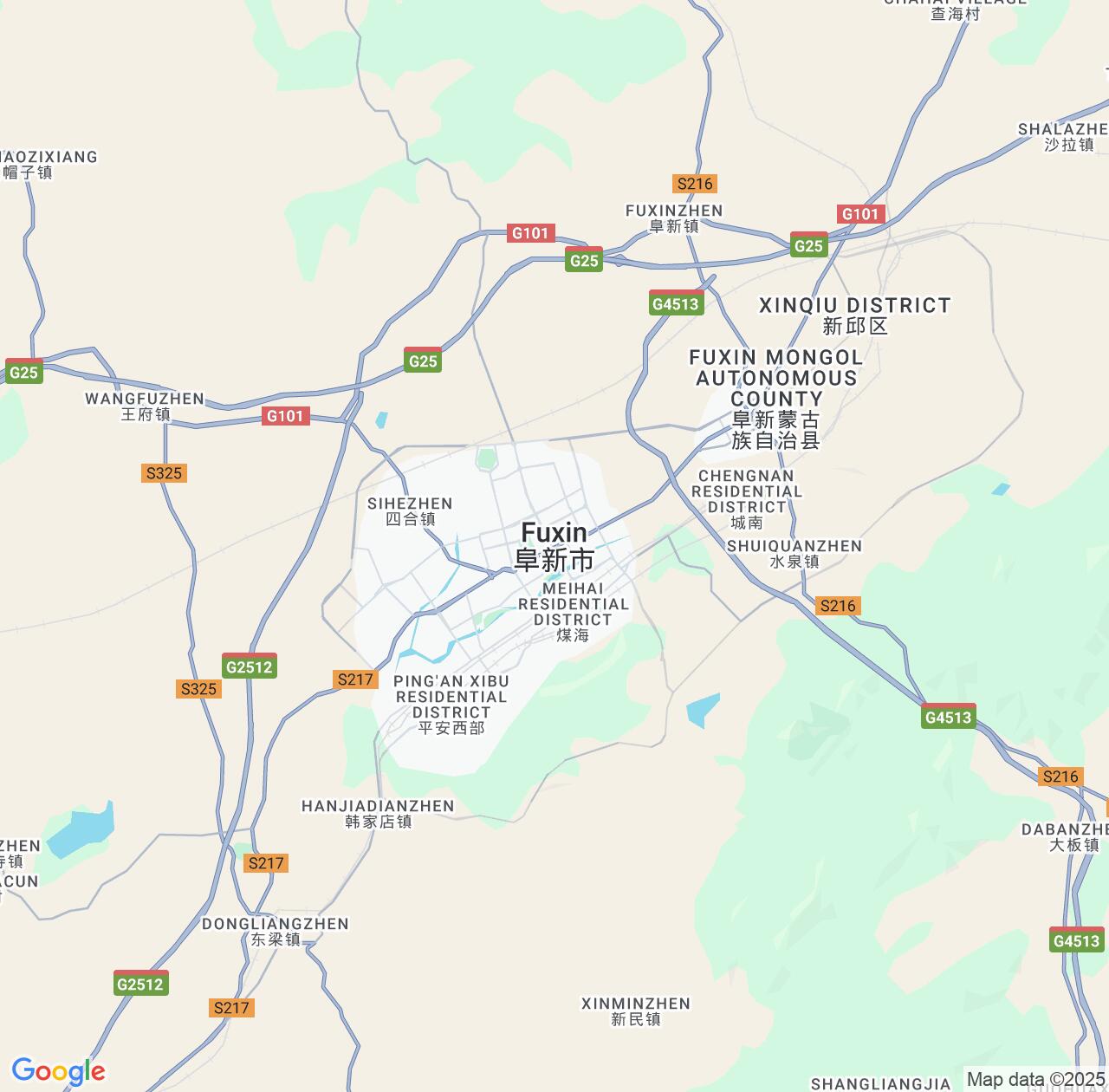 Map image for Intellectual Property Lawyers in Fuxin and Liaoning IP firms at coordinates  ; .