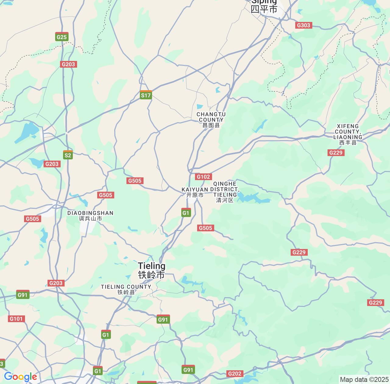 Map image for Intellectual Property Lawyers in Kaiyuan and Liaoning IP firms at coordinates  ; .