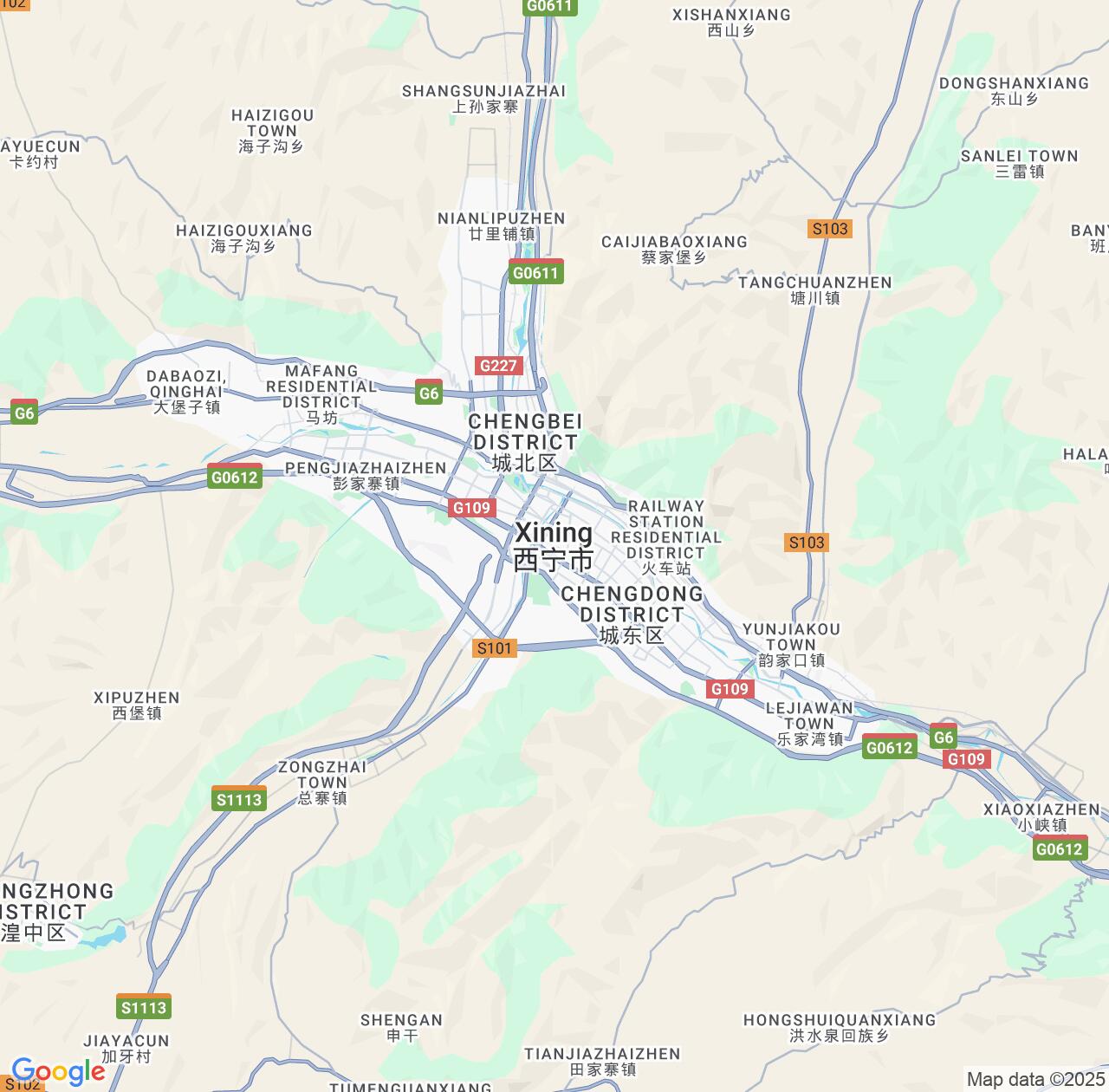 Map image for Intellectual Property Lawyers in Xining and Qinghai IP firms at coordinates  ; .