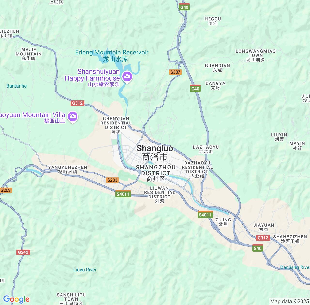 Map image for Intellectual Property Lawyers in Shangluo and Shaanxi IP firms at coordinates  ; .