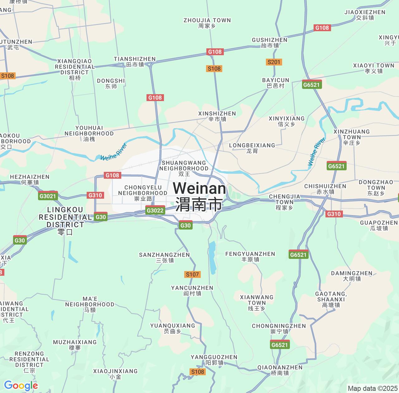 Map image for Intellectual Property Lawyers in Weinan and Shaanxi IP firms at coordinates  ; .