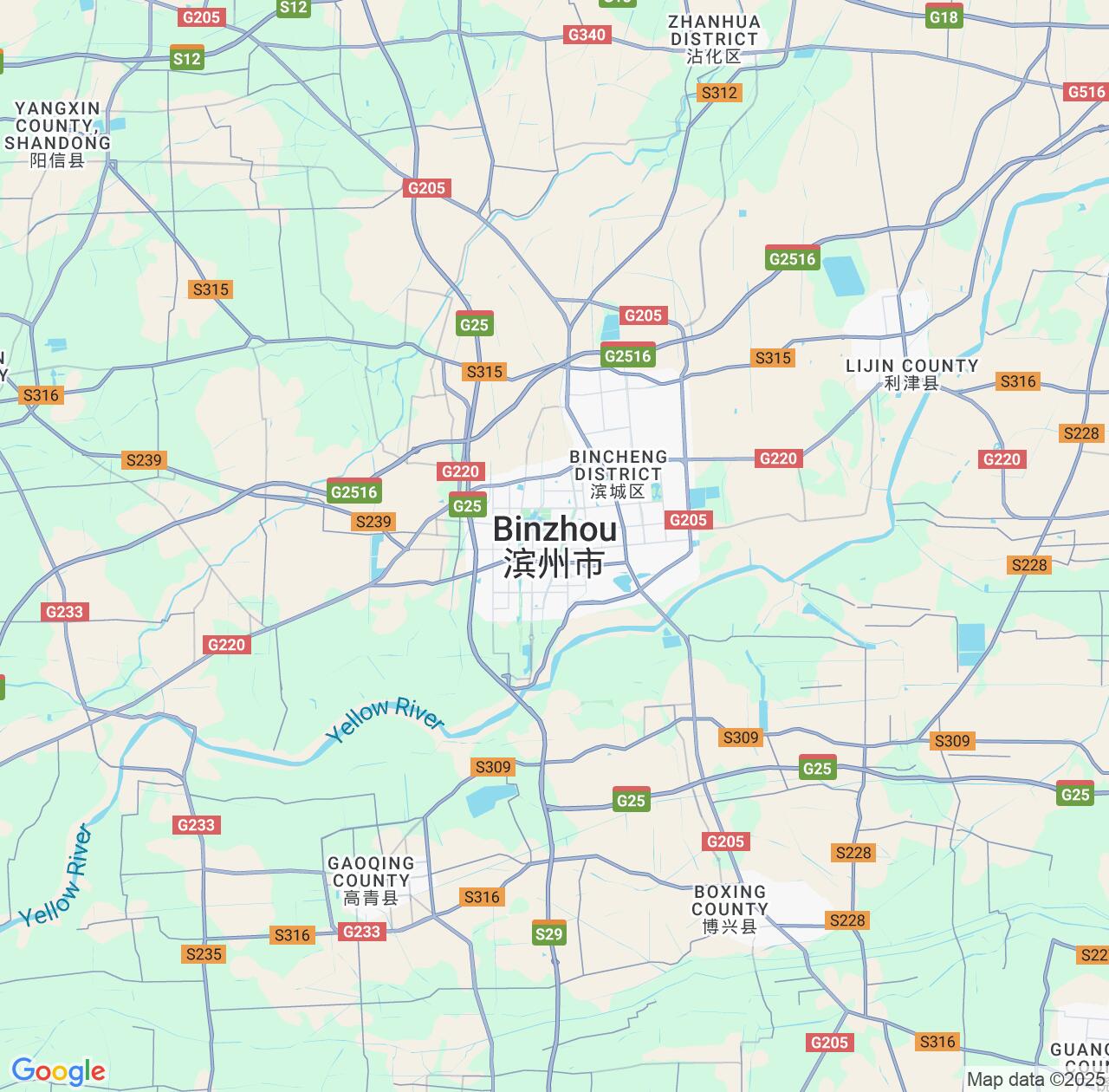 Map image for Intellectual Property Lawyers in Binzhou and Shandong IP firms at coordinates  ; .
