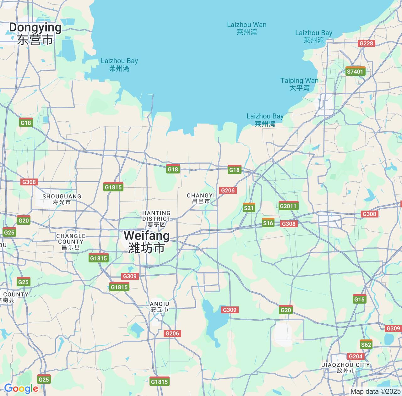 Map image for Intellectual Property Lawyers in Changyi and Shandong IP firms at coordinates  ; .